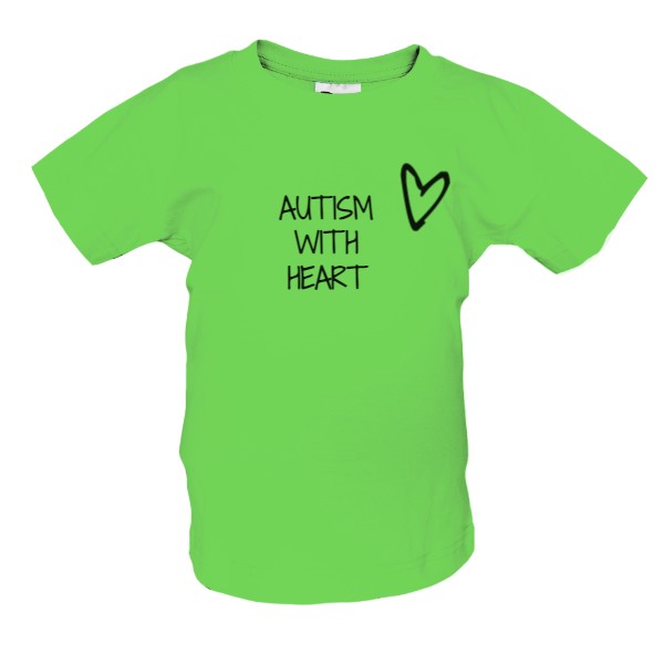 Tričko s potiskem AUTISMUS SRDCE