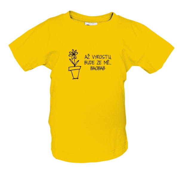 Tričko s potiskem BAOBAB