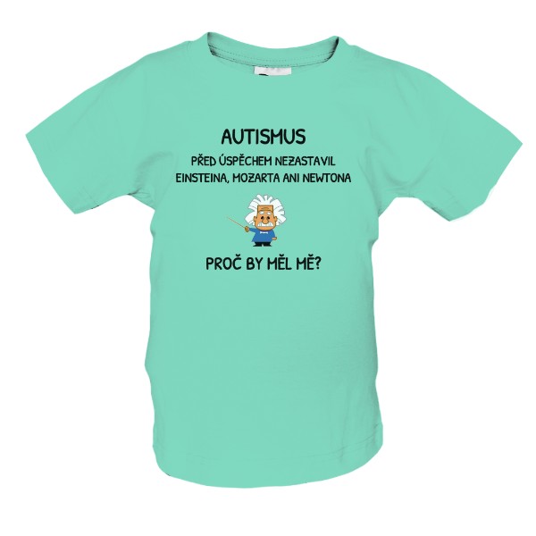 Tričko s potiskem EINSTEIN AUTISTA