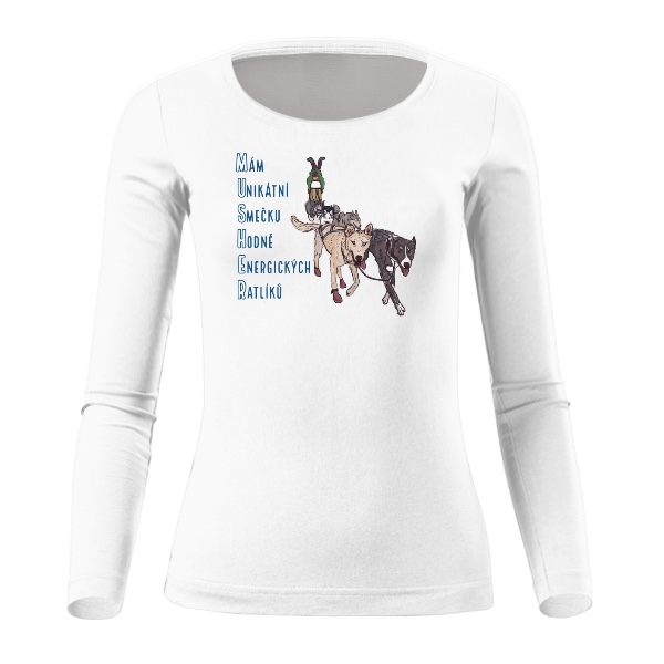 Tričko s potiskem Mám unikátní smečku