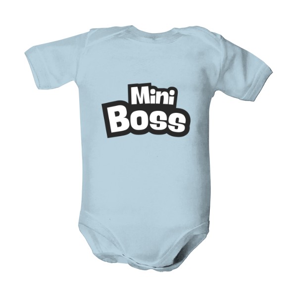 Dětské body s potiskem Mini Boss dítě