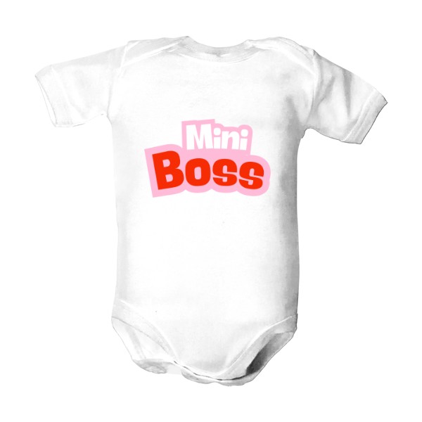 Dětské body s potiskem Mini Boss dítě