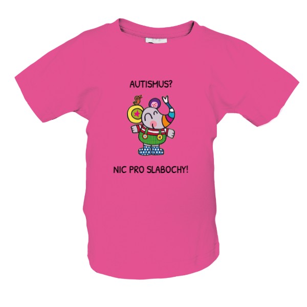 Tričko s potiskem SLONÍK - NIC PRO SLABOCHY