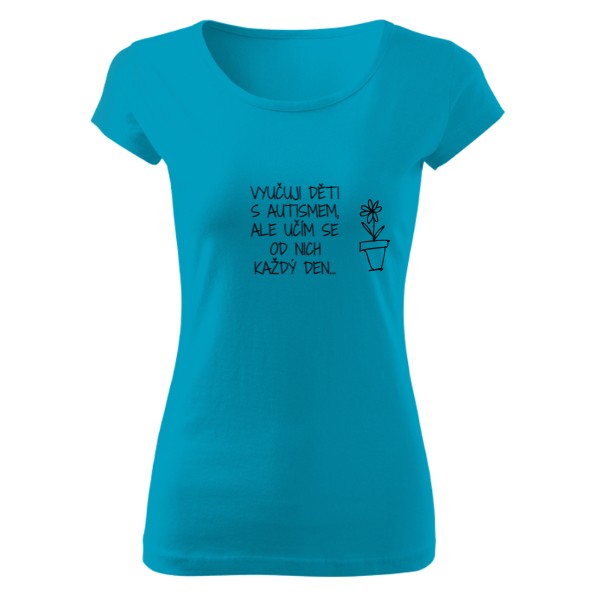 Tričko s potiskem UČÍM AUTÍKY