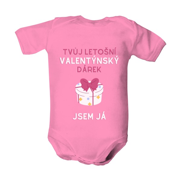 Dětské body s potiskem Valentýnský dárek