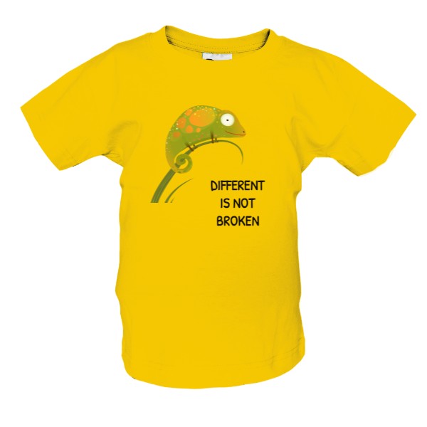 Tričko s potiskem ŽLUTÉ - CHAMELEON